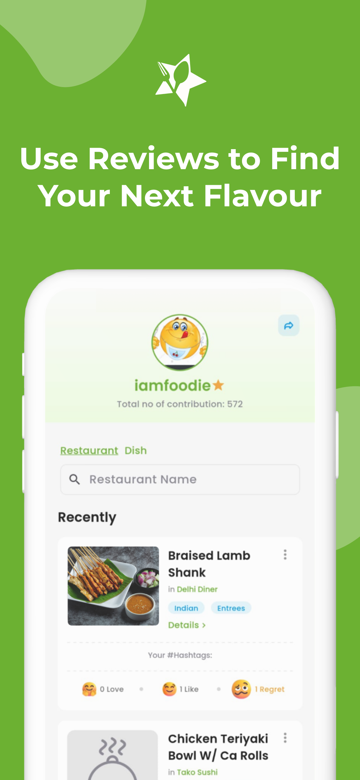Food Rating App: Foodaholix