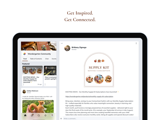 Wondergarten iPad screenshot 3 - Education app