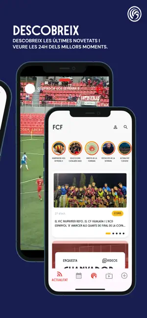 Federació Catalana de Futbol iPhone screenshot 2