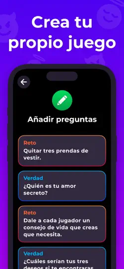 Captura de pantalla de Verdad O Reto - Juego De Beber en iPhone 6