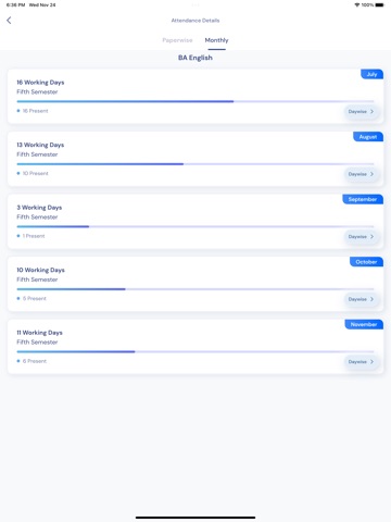 Mar Thoma College, Tiruvalla iPad screenshot