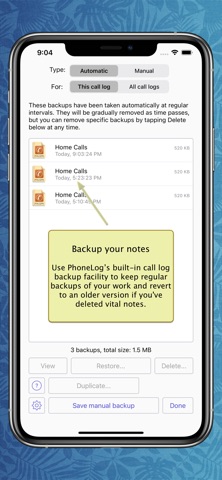PhoneLog for iPhone & iPad Screenshot 8 of 10