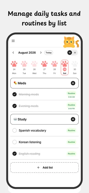 Daytin: Routine & To-Do List screenshot 1