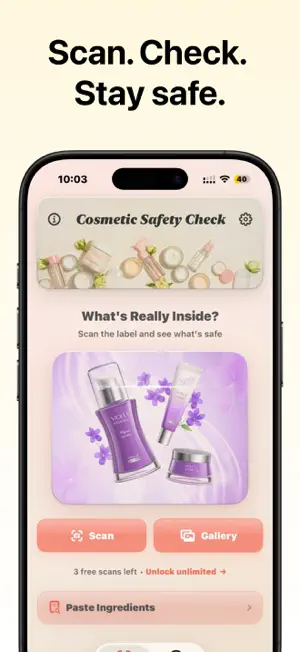 Cosmetic Safety Check screenshot 1