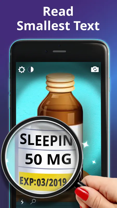 Magnifying Glass Pro (Torch) screenshot 2 of 6