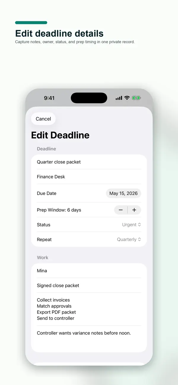 Screenshot #3 pour Deadline Wheel Private