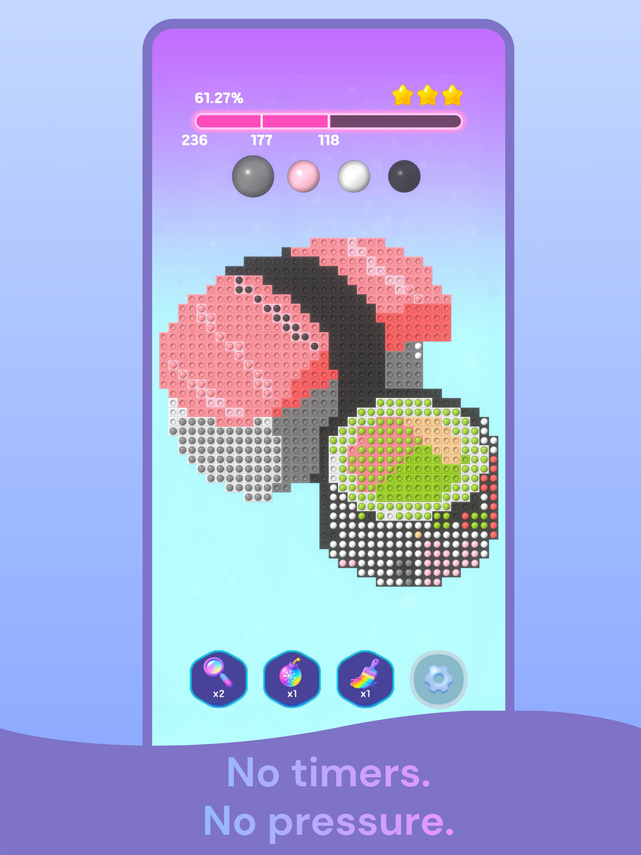 Floodlet: Bubble Pop Coloring screenshot 10