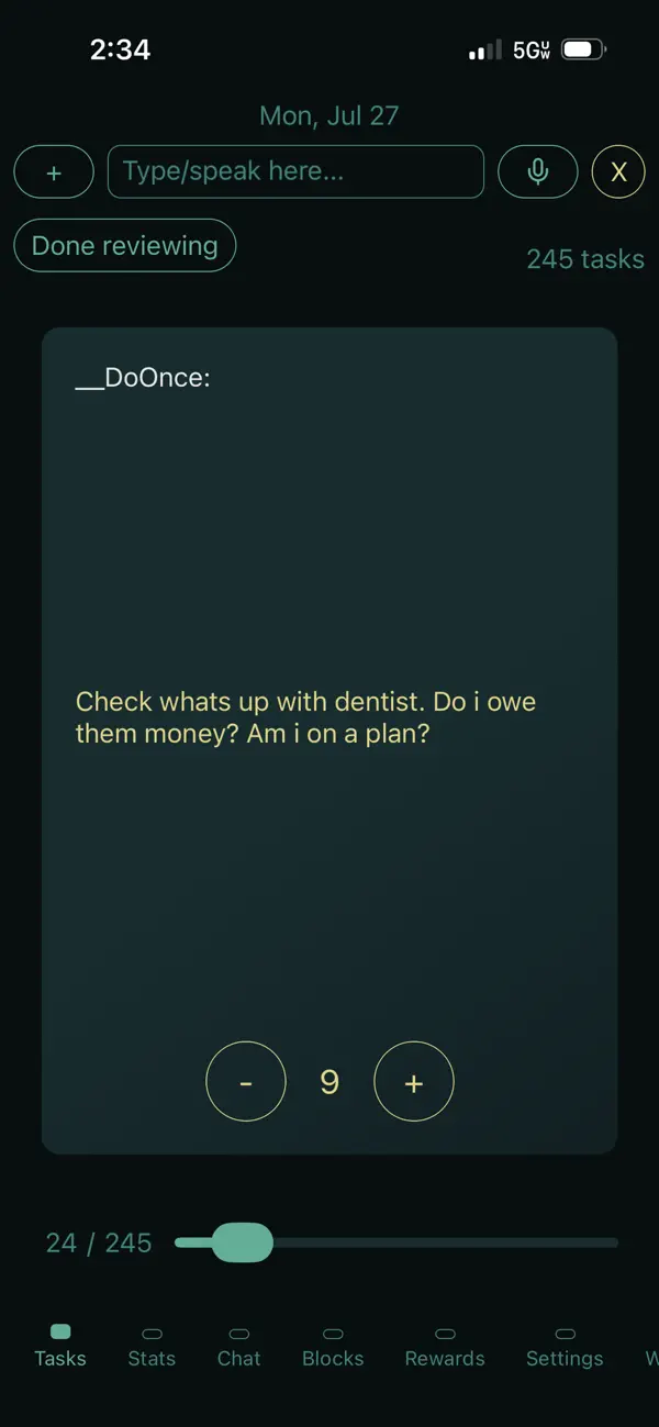 Screenshot #3 pour AI Daily Task Assistant Scythe