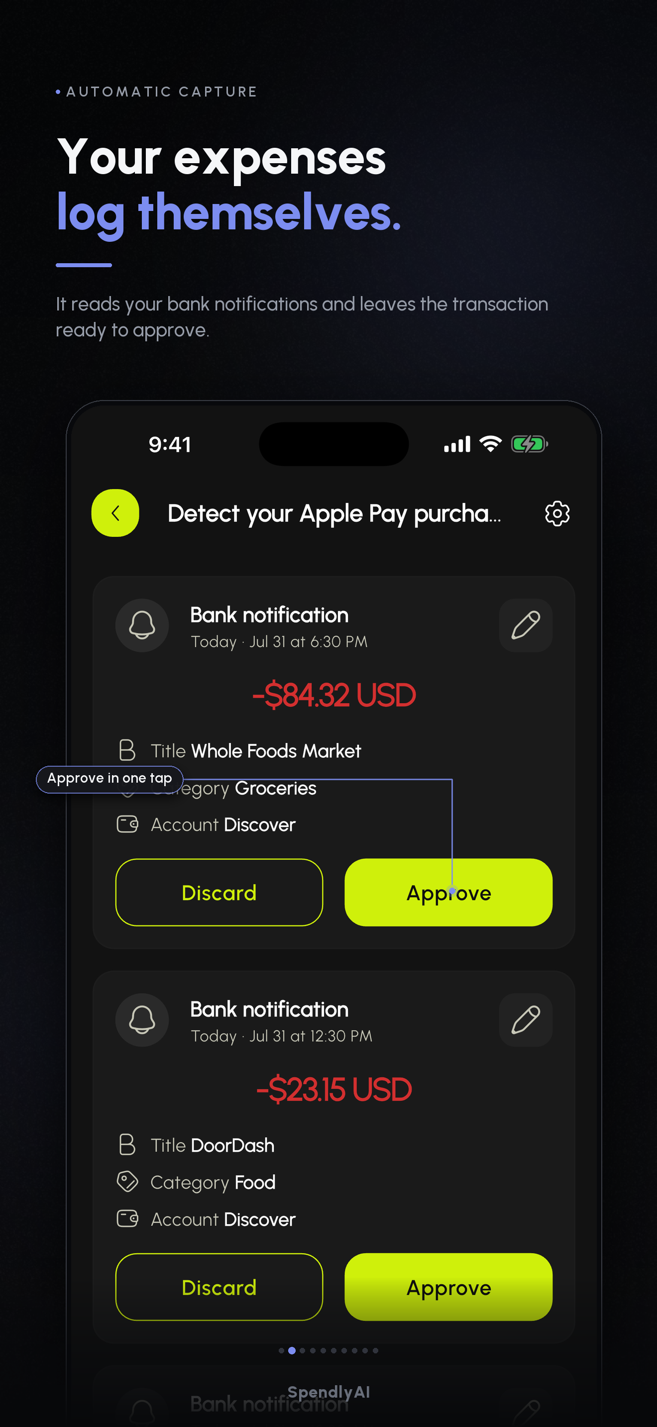 SpendlyAI Budget Money Tracker screenshot 2