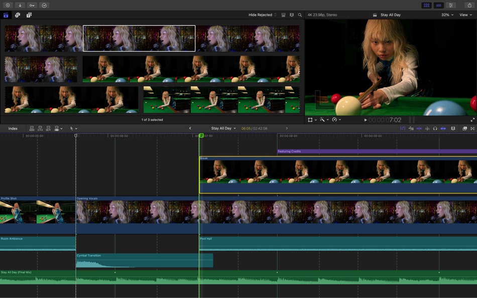 #2. Final Cut Pro (macOS) Av: Apple