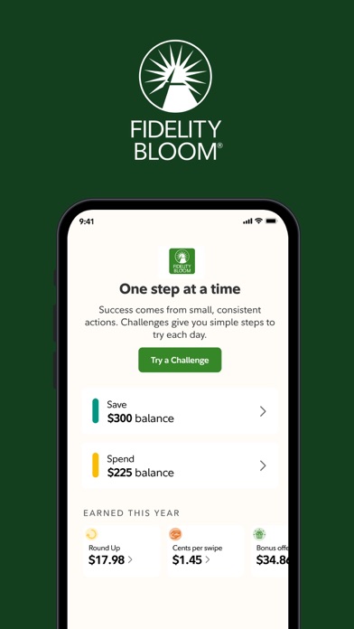 Fidelity Bloom®: Save & Spend Screenshot
