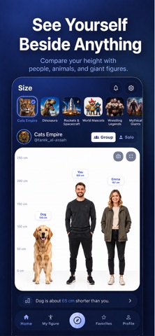 Size - Height Comparison screenshot