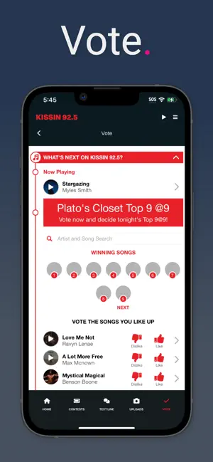Kissin 92.5 screenshot 4