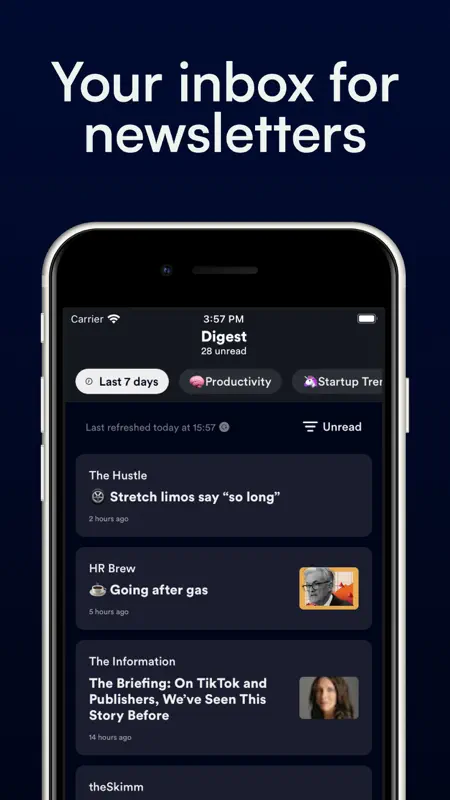Newsletter Reader by Meco screenshot 1 of 7