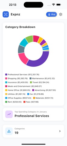 Expnz - AI Expense Tracker screenshot
