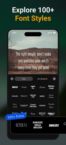 Typography: Font & Text Art Screenshot 2 of 9