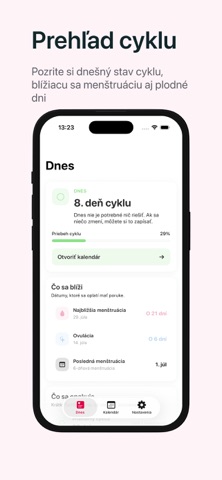Cyclia: Menštruačný kalendár screenshot