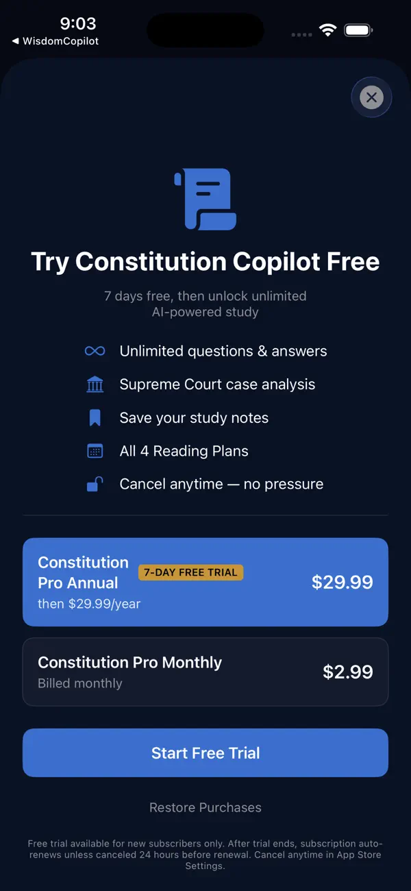 #3. Constitution Copilot (iOS) By: Carlos Reyes