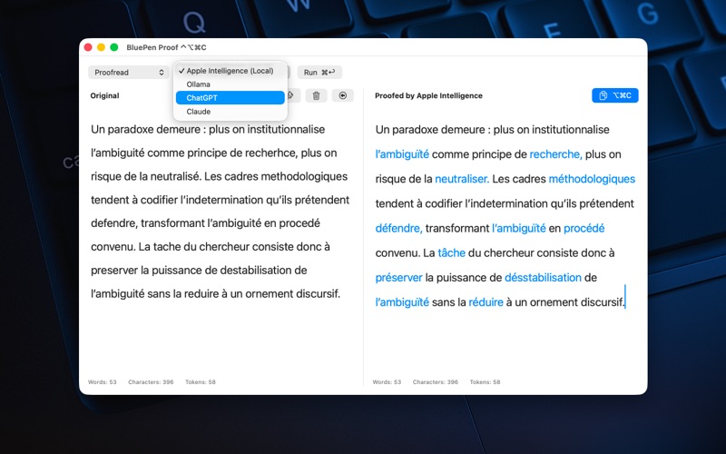 App screenshot
