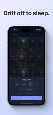 Slumby: Sleep Sounds & Focus iPhone screenshot