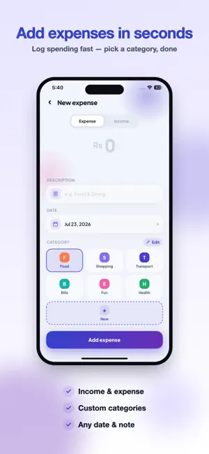 Pocket Balance: Budget Tracker screenshot 2