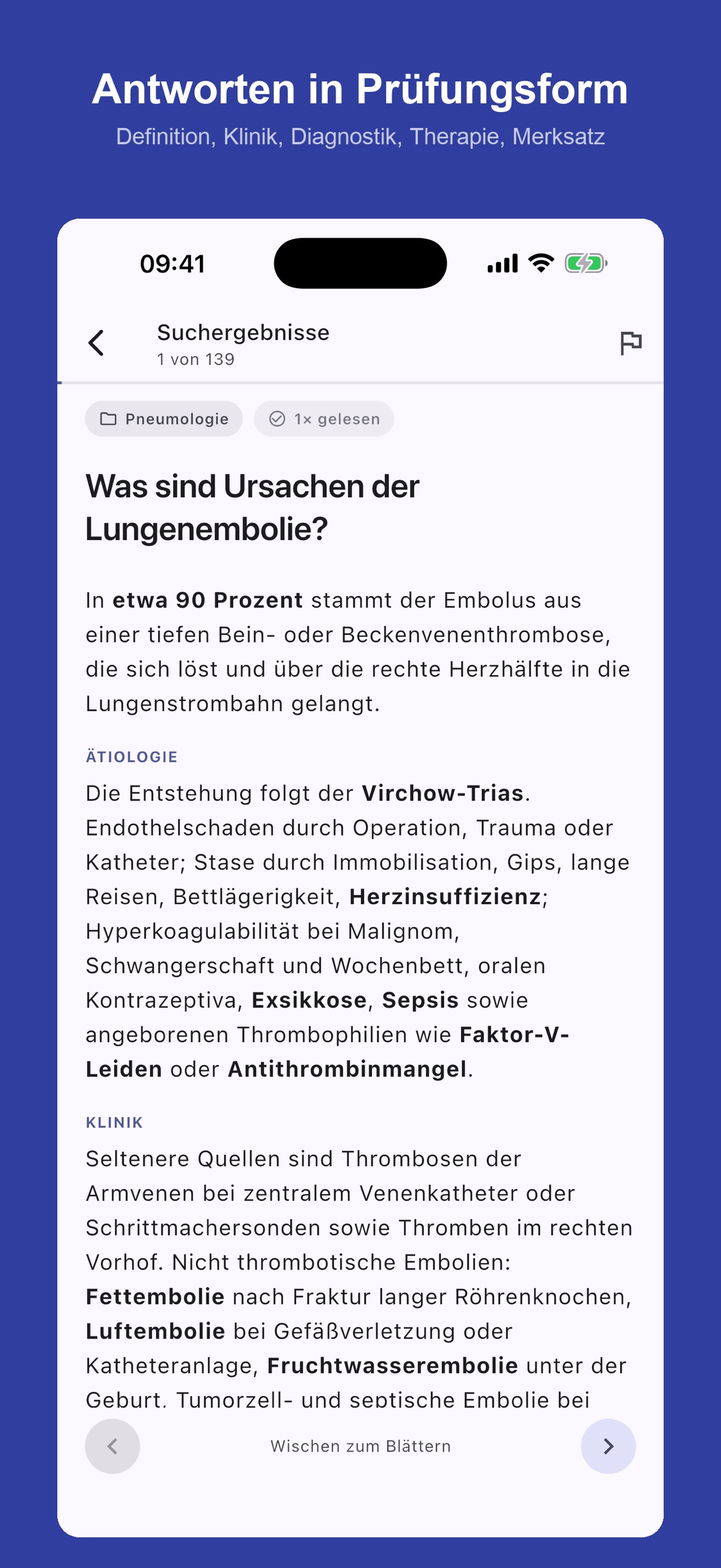 Screenshot 2 of Kenntnisprüfung Arzt