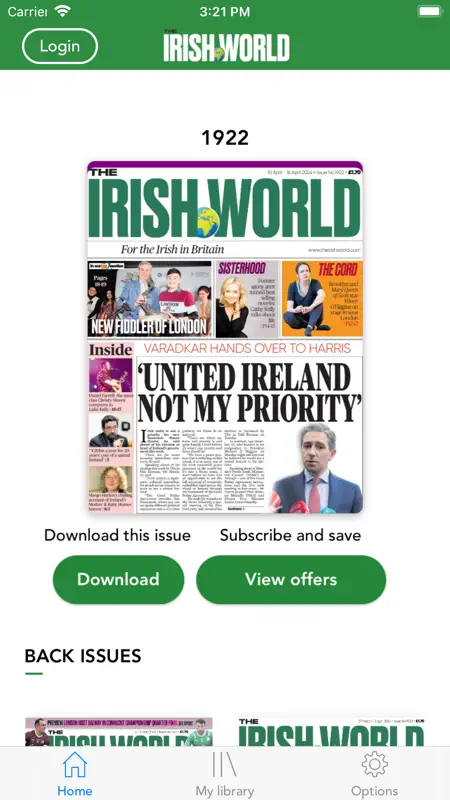 Irish World Newspaper screenshot 1 of 1