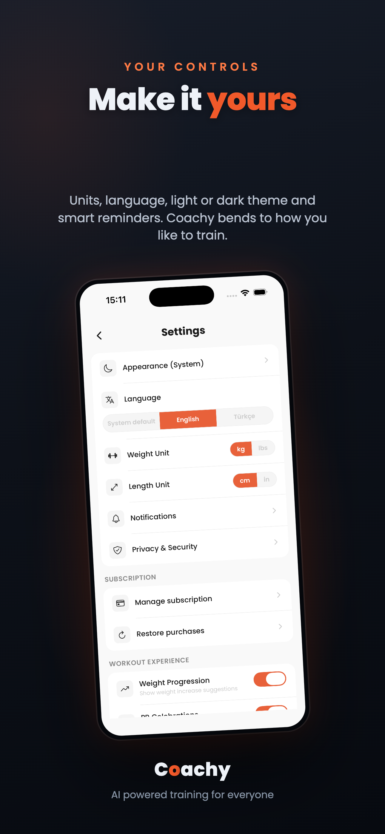 Coachy: AI Powered Fitness screenshot 10