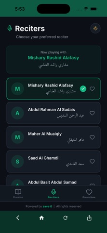 App screenshot