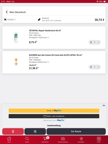 Obere Apotheke Ingolstadt iPad screenshot