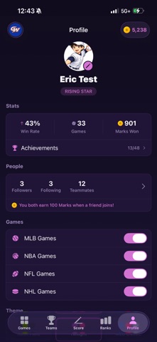 GameWagerBaseball Screenshot 8 of 9