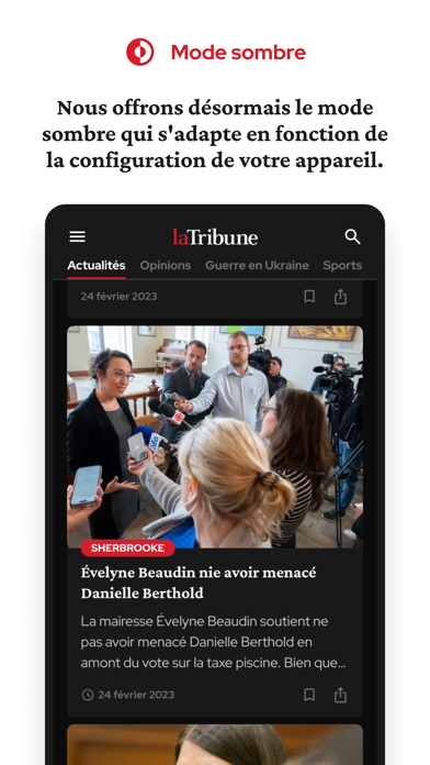 La Tribune Screenshot
