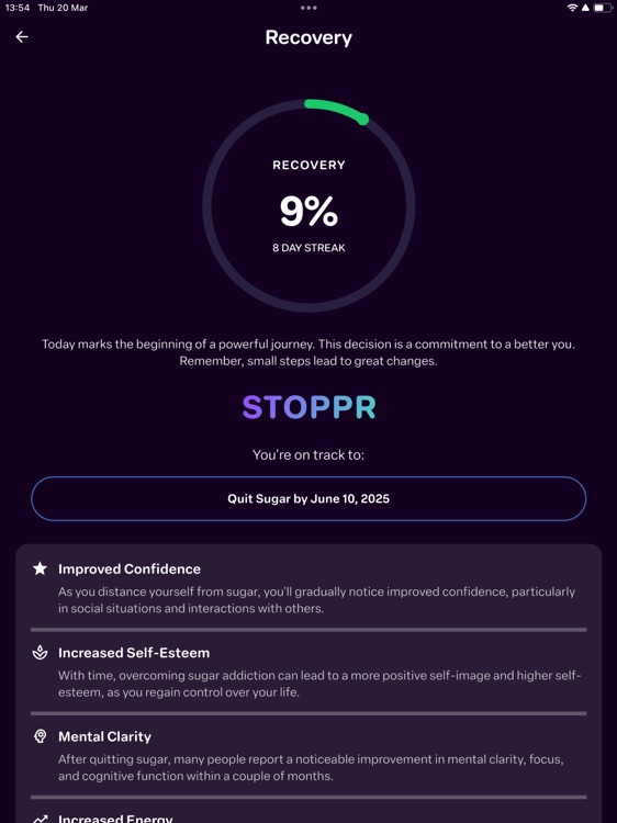STOPPR: Women's Sugar Tracker