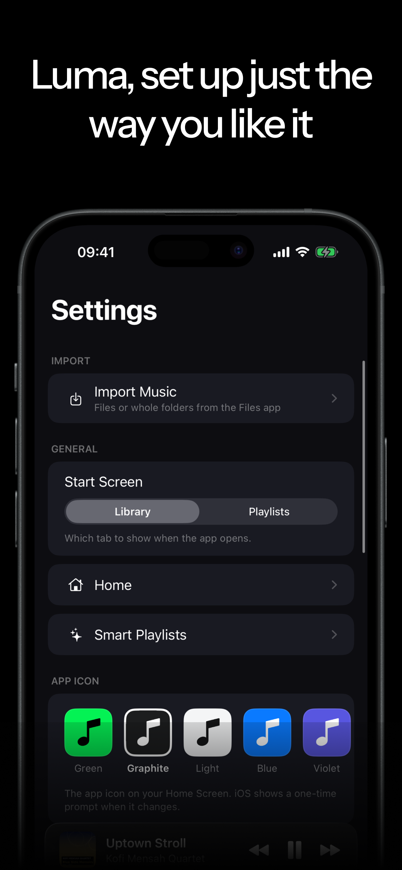 Luma - Offline Music Player screenshot 10