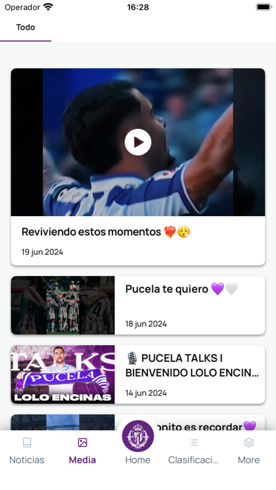 Real Valladolid CF Official Screenshot
