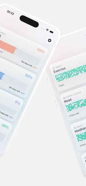 LifeGauge: Days & Habits screenshot 2