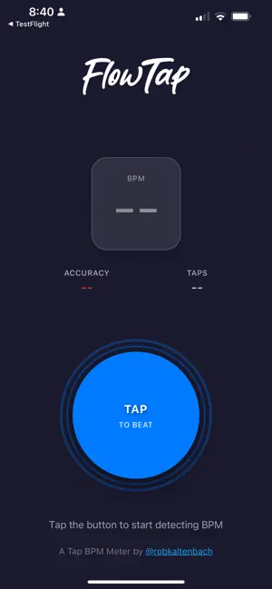 FlowTap BPM Meter screenshot 1