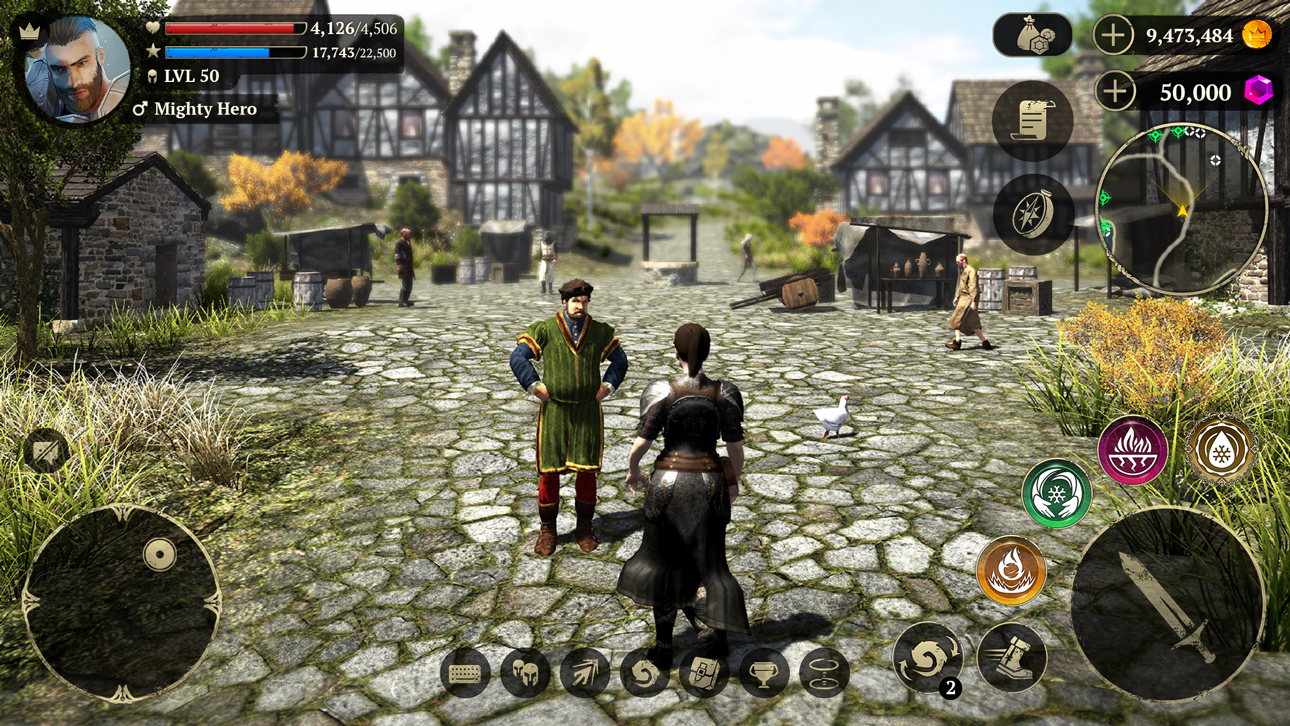 Evil Lands: MMO RPG Hack screenshot 9 - iOS game interface