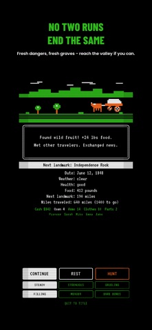 The Oregano Trail iPhone screenshot