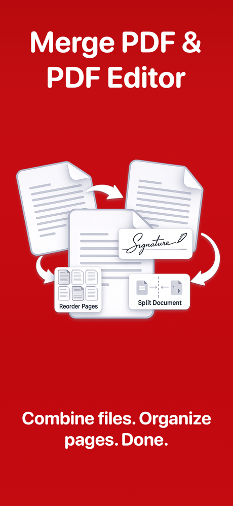 Merge PDF - PDF Combiner screenshot 1