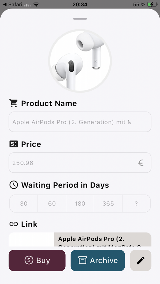 #2. SpendWise - Mindful Spending (iOS) 由: Timo Zuther
