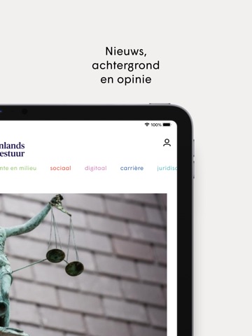 Binnenlands Bestuur Nieuws App iPad screenshot 2