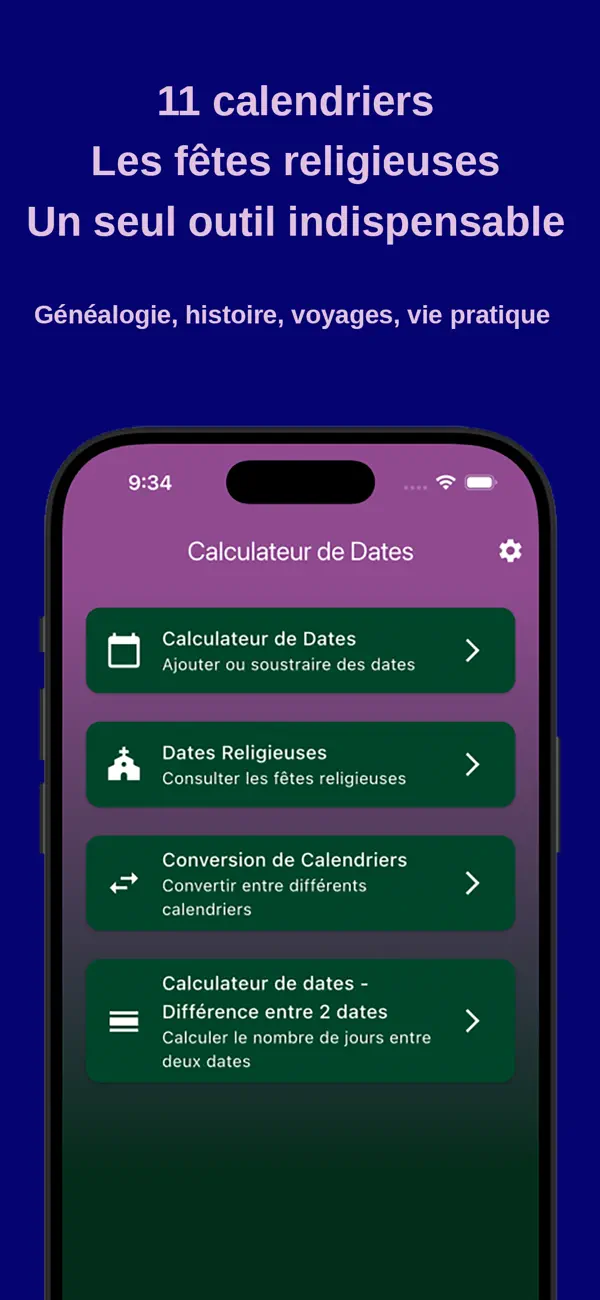 Screenshot #1 pour All Dates Calculations