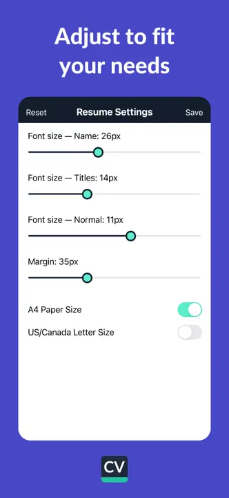 Resume Builder - CV Engineerのスクリーンショット（7/8）