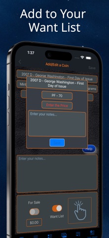 Presidential Dollar iPhone screenshot