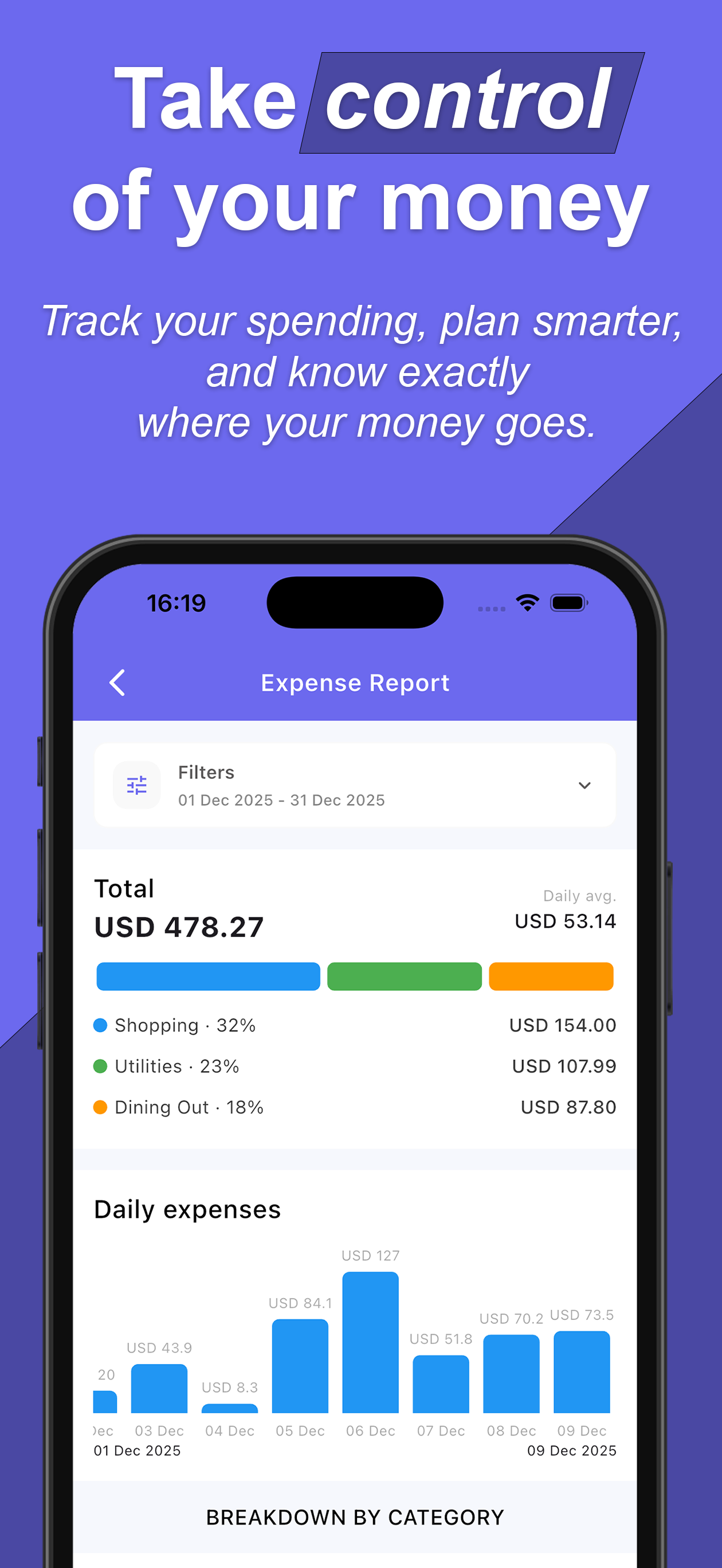 TraceSpend: Budget & Expense