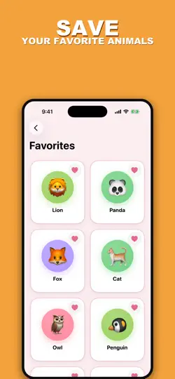 Capture d'écran de Animal Sounds For Kids Play sur iPhone 3