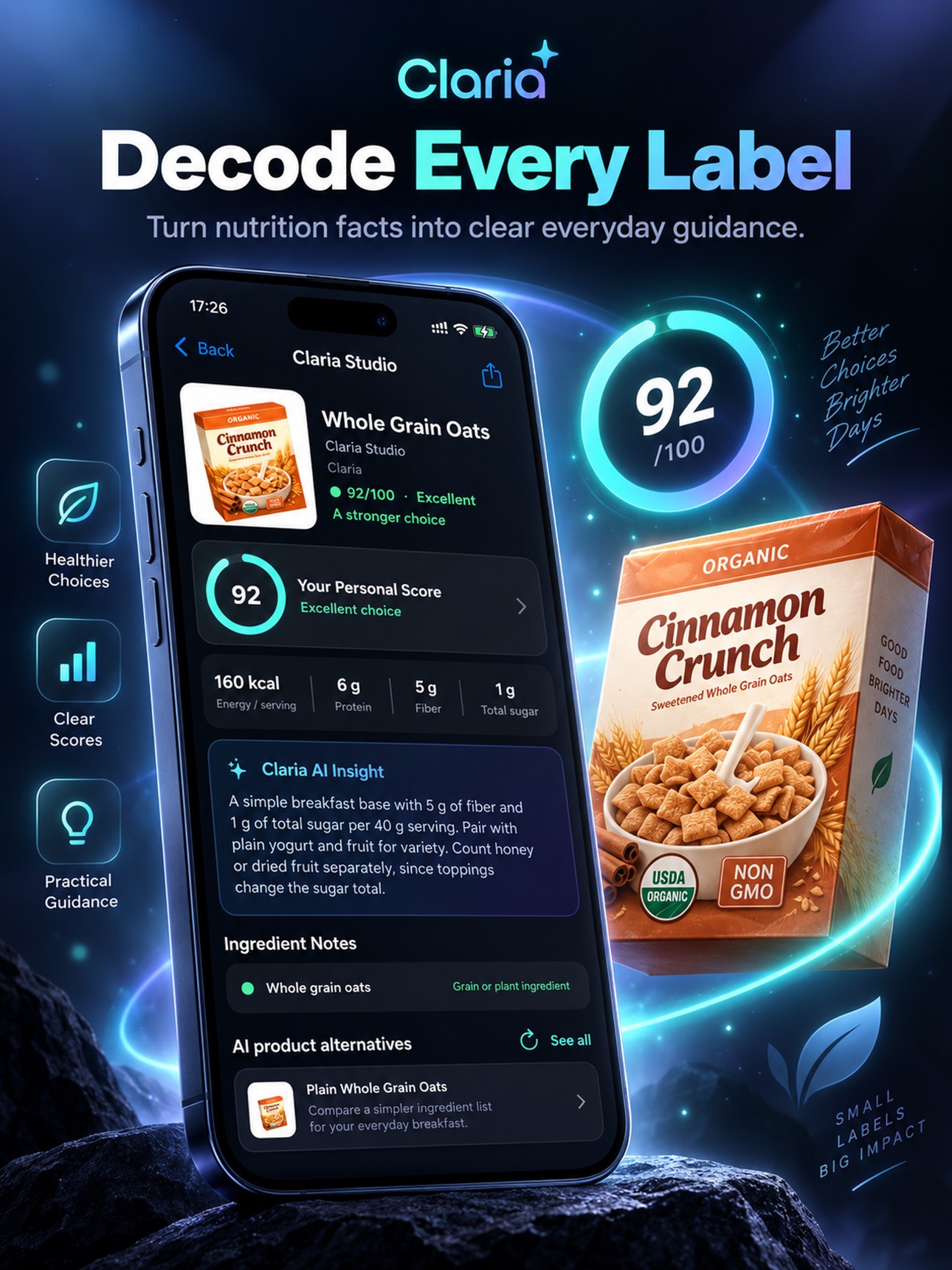Screenshot 9 of Claria: Food Label AI