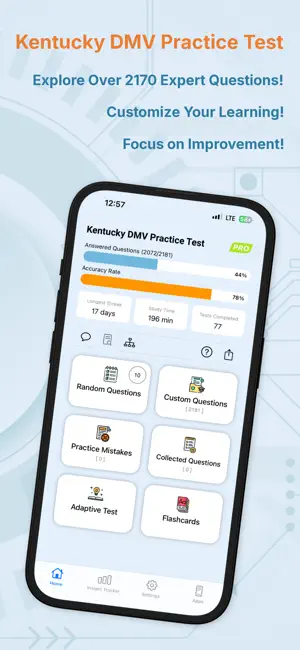 Kentucky DMV Practice Test+ screenshot 1