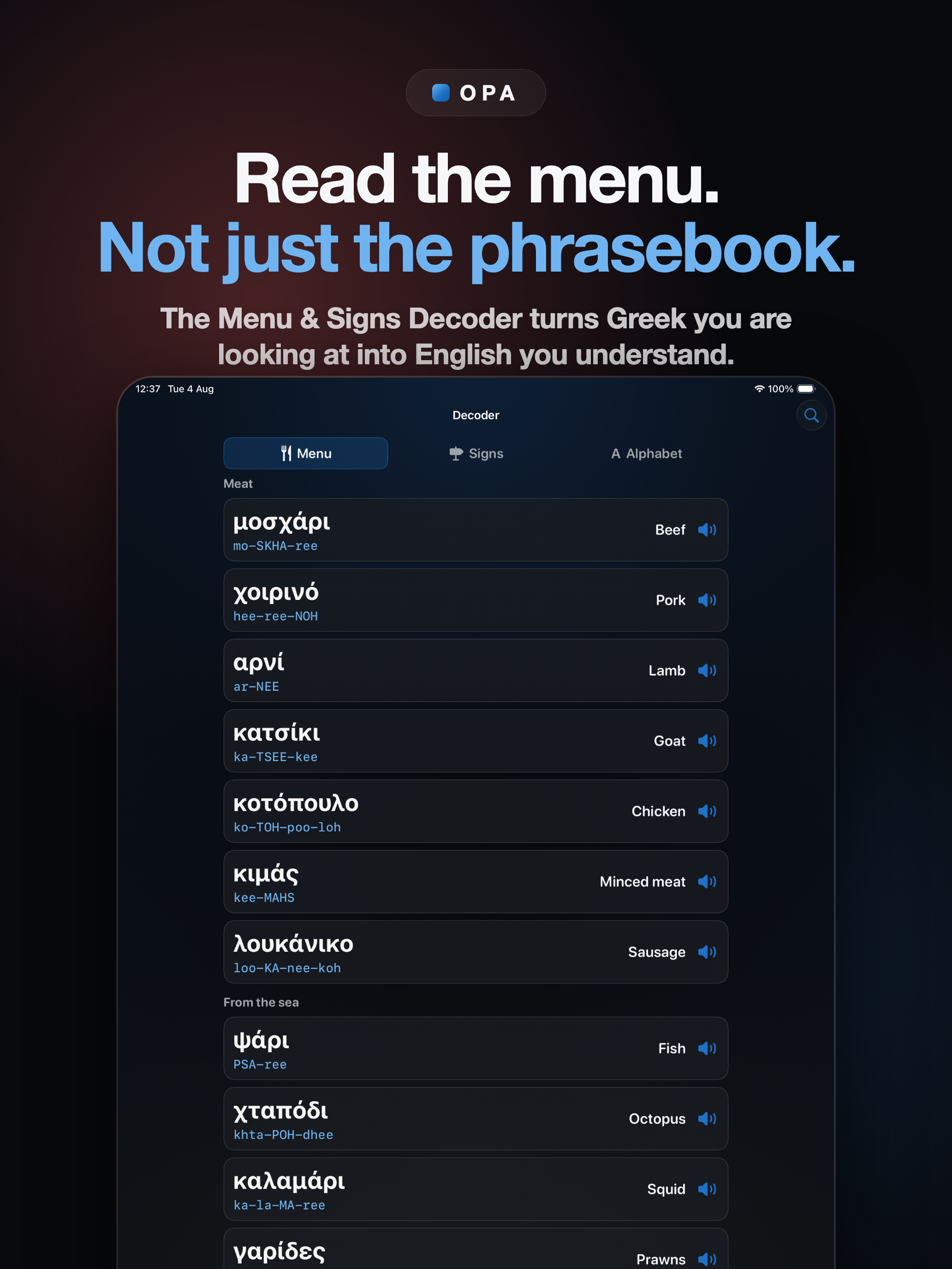 Greek Travel Phrasebook: Opa screenshot 7